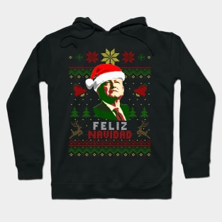 AMLO President Of Mexico Feliz Navidad Hoodie